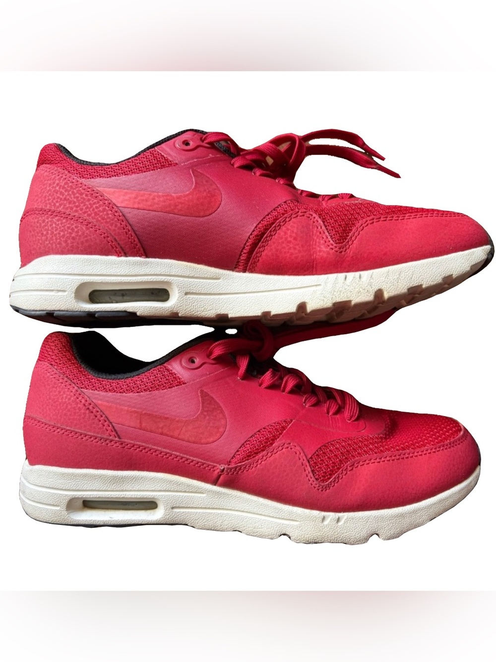 Nike Air Max 1 Women’s Sz 9.5 Red White 704993-600